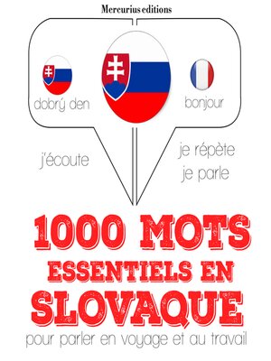 cover image of 1000 mots essentiels en slovaque